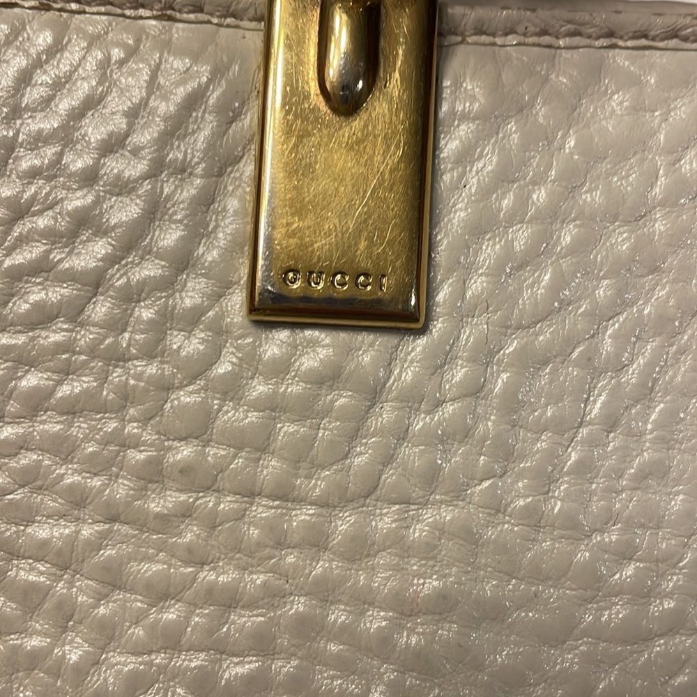 Gucci woman’s canvas and cream leather wallet - Picture 6 of 16
